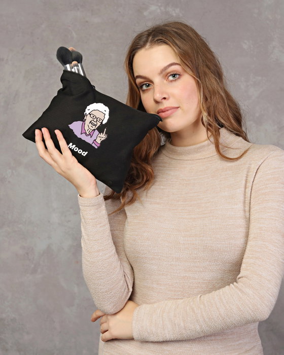 Zoozie Bags Neceser de Maquillaje Negro 25 x 18 cm
